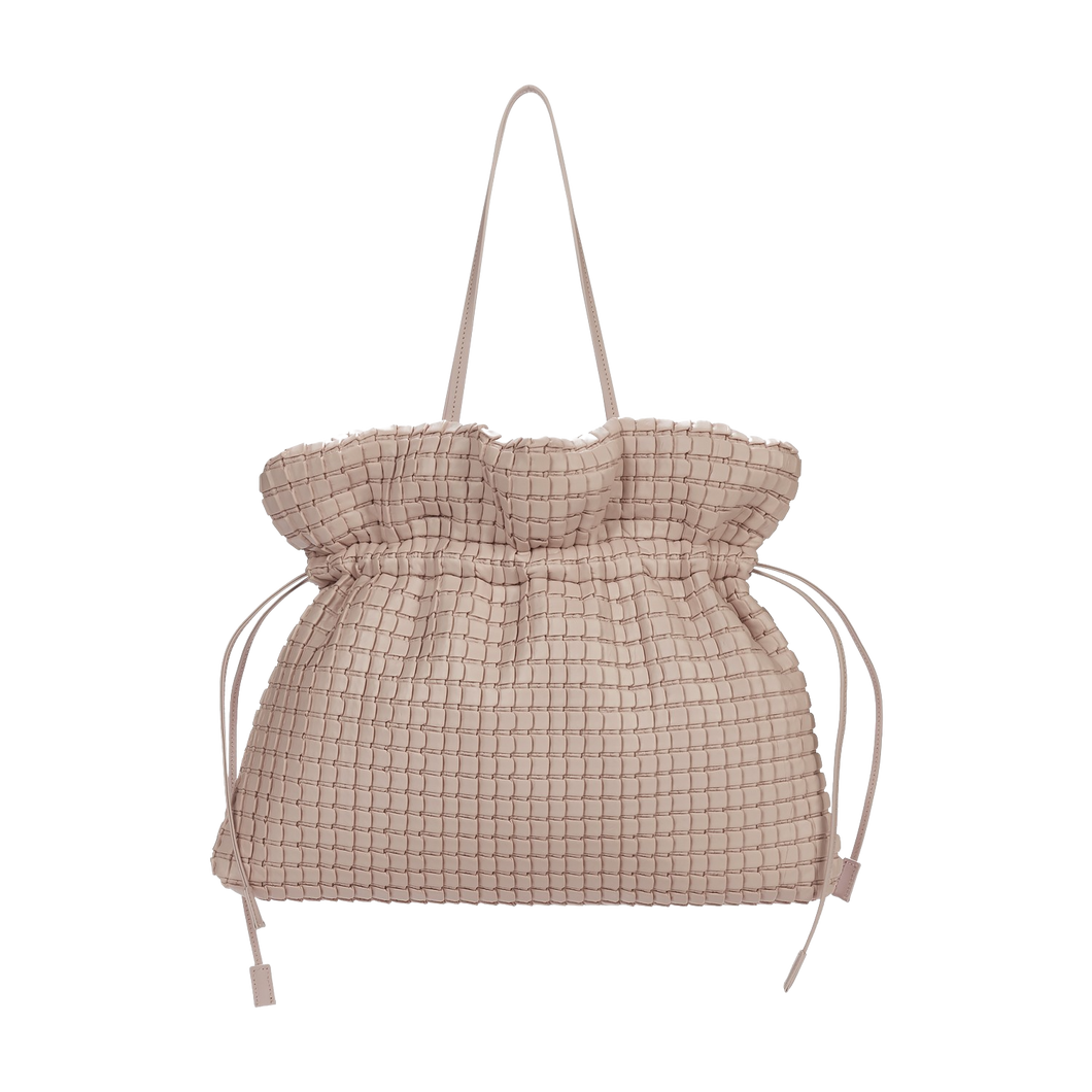 KWANI Square Embossed Bag Big Tote Pink