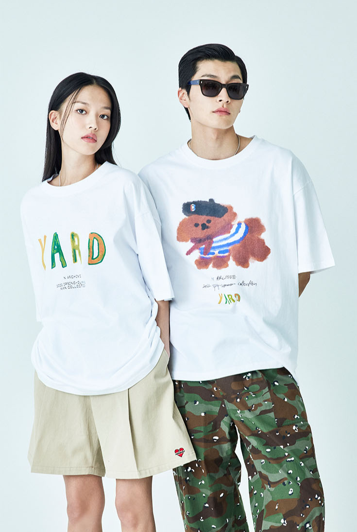 ★関税込★Beyond Closet★ART HAND PRINTING LOGO T-SHIRTS★ ☆関税込☆Beyond Closet☆ART HAND PRINTING LOGO T-SHIRTS