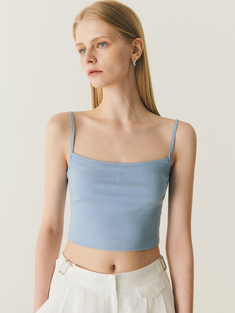 CITYBREEZE Embroidered Logo Top Blue (NewJeans Hanni's pick)