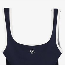 Load image into Gallery viewer, CITYBREEZE Symbol Logo String Swimsuit Navy
