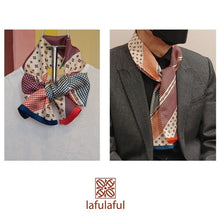 Load image into Gallery viewer, [K-BRAND] UNIQREART Korean Taegeuk Silk Twilly Scarf (Wide)
