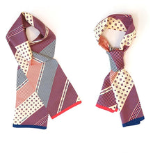 Load image into Gallery viewer, [K-BRAND] UNIQREART Korean Taegeuk Silk Twilly Scarf (Wide)
