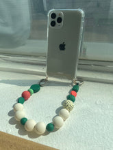 이미지를 갤러리 뷰어에 로드 , ARNO BEADS Iphone Case With Beads Strap Marshmallow Green
