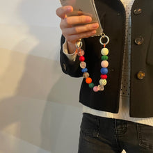 이미지를 갤러리 뷰어에 로드 , ARNO BEADS Iphone Case With Beads Strap Colorful Smile
