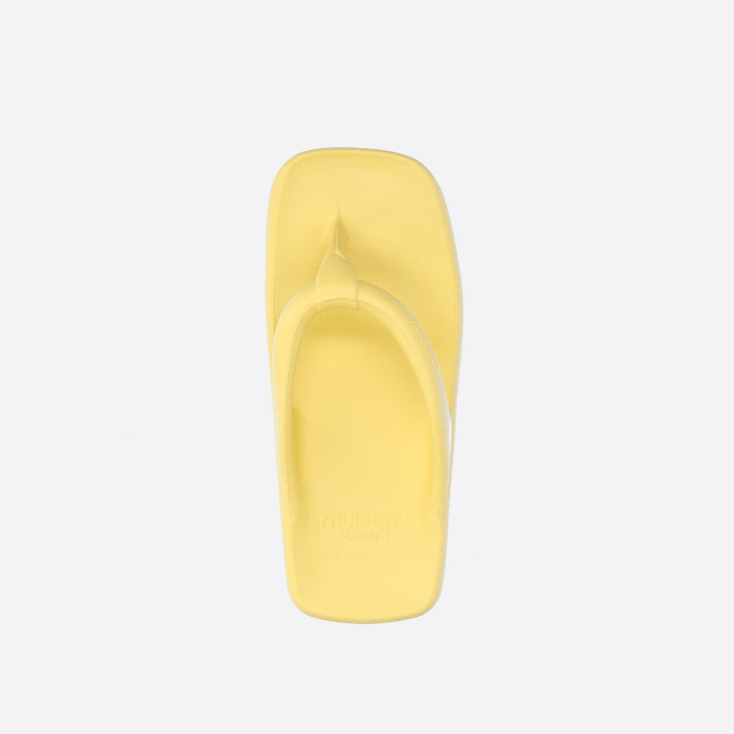 MULEBOY Square Z Flip Flop Yellow