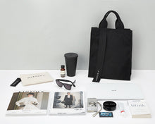 Load image into Gallery viewer, MARHEN.J Ricky Canvas Tote Bag All Black
