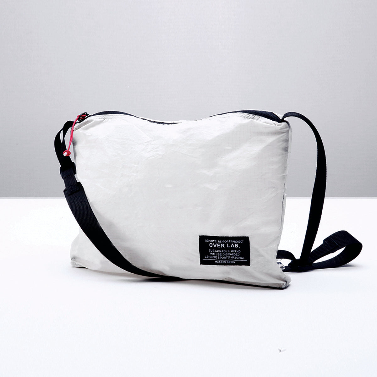 OVER LAB Another High Standard Sacoche Bag WHITE