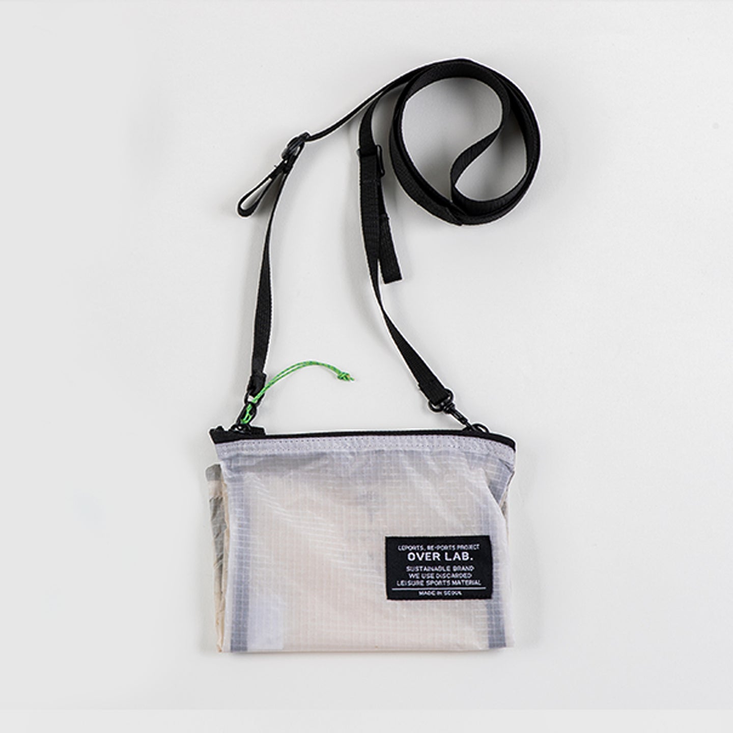OVER LAB Another High folding Sacoche Bag WHITE