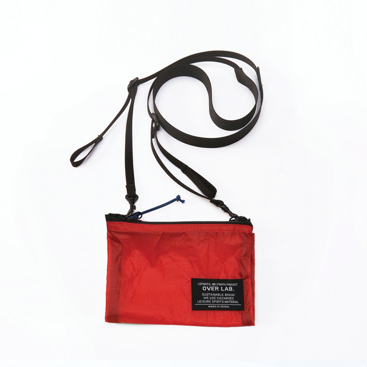OVER LAB Another High folding Sacoche Bag RED