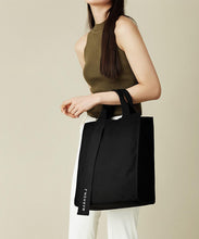 Load image into Gallery viewer, MARHEN.J Ricky Canvas Tote Bag All Black
