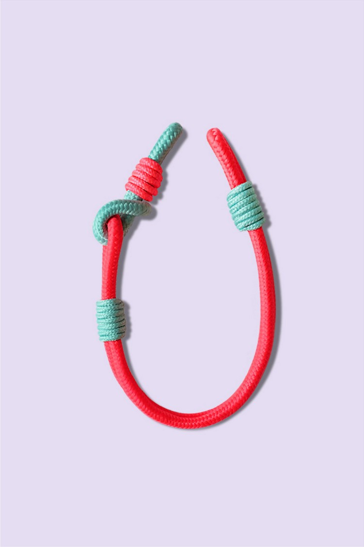 MCRN Finger Tab+Hand Strap Cherry Mint Set