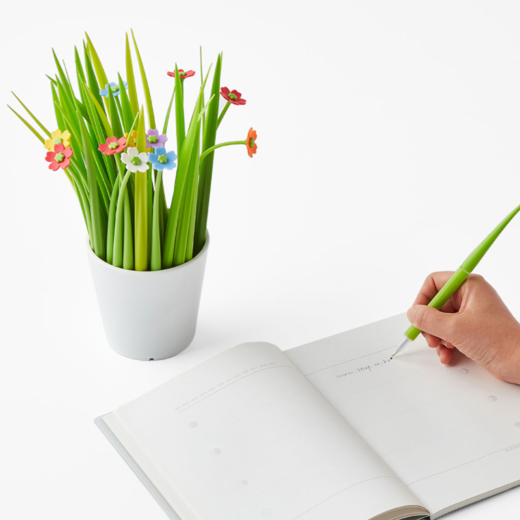 ZEUPDESIGNBeauleafflowerpen(6colors)