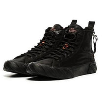 Load image into Gallery viewer, AGE SNEAKERS High Top Carbon Coated Canvas Black &amp; Orange
