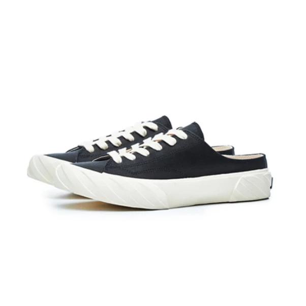 AGE SNEAKERS Carbon Coated Mule Black