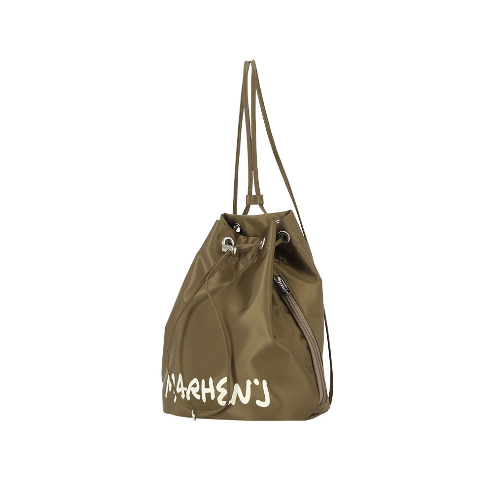 MARHEN.J Leanna Drawstring Backpack Khaki