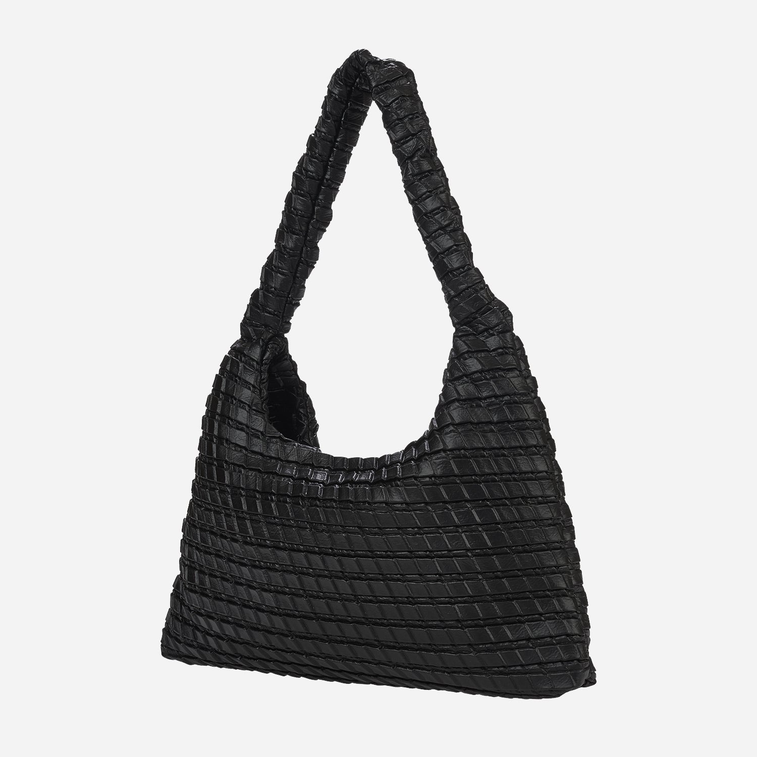 [KWANI] Textured Hobo Bag ★すぐ品切れ★ KWANI Textured HoboBag for Women - PU Leather Shoulder Bag