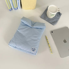 이미지를 갤러리 뷰어에 로드 , SECOND MORNING Puffy Semo iPad Pouch 2 Types

