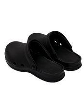 이미지를 갤러리 뷰어에 로드 , 23.65 Bisbee Rubber Mules Black
