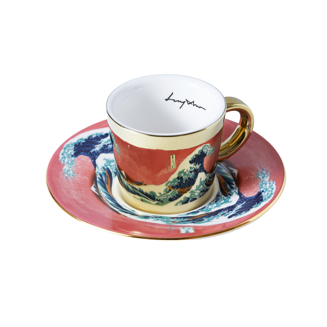 [2022 CAST] LUYCHO Hommage Series The Great Wave off Kanagawa (Espresso Cup 80ml)