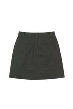 이미지를 갤러리 뷰어에 로드 , EMKM Stitch Point Mini Skirt Charcoal

