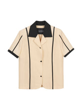 Load image into Gallery viewer, EMKM Line Point Linen Jacket Beige
