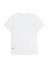 이미지를 갤러리 뷰어에 로드 , EMKM Supima Curlup Neck Signature Tshirts
