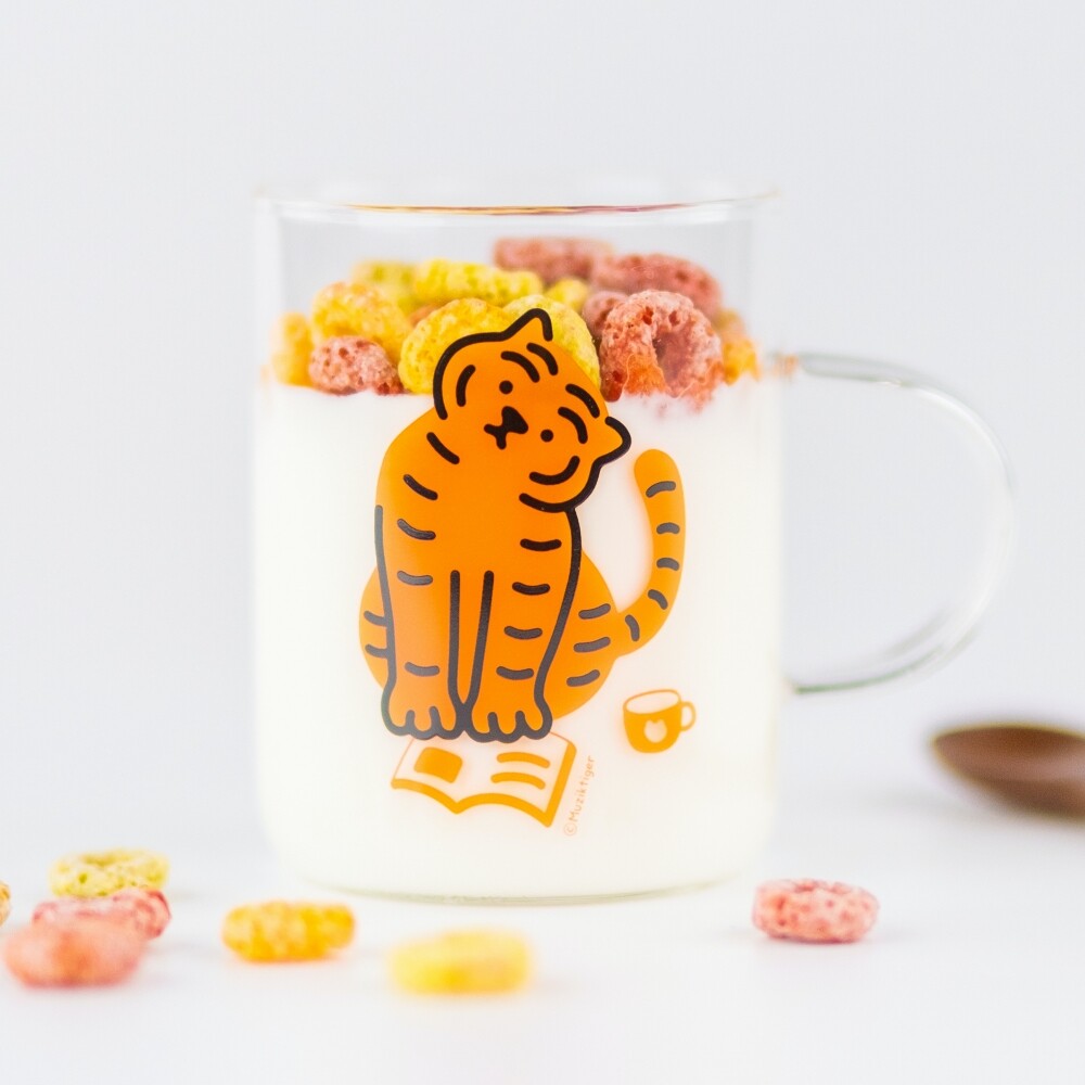 MUZIK TIGER Tiger Glass Mug Small