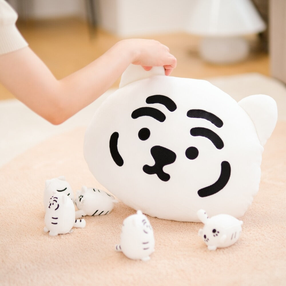 MUZIK TIGER Mochi Cushion White Tiger