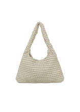 Load image into Gallery viewer, KWANI Textured Hobo Bag Vanlla
