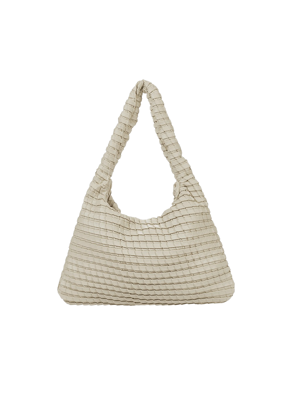 KWANI Textured Hobo Bag Vanlla