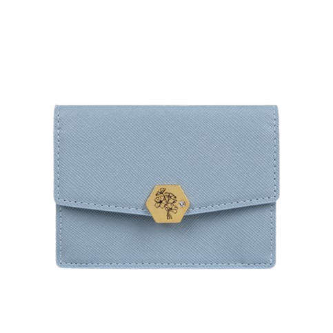 D.LAB Kara Card Wallet Blue 12Types