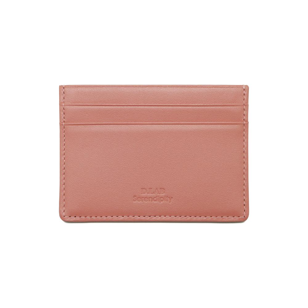 D.LAB Bello Simple Card Wallet Pink