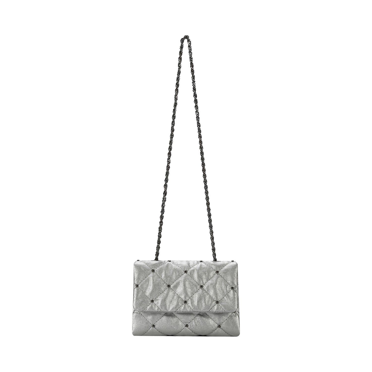 KWANI Lozenge Micro Silver Studded Bag – NOTAG GLOBAL