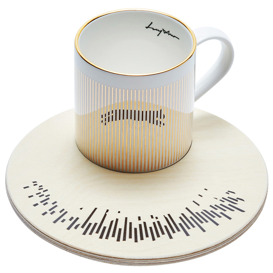 LUYCHO Locomotion Series The Jumping Cat - Wooden Saucer (Short