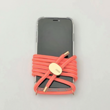 이미지를 갤러리 뷰어에 로드 , ARNO iPhone Case with Rope Strap Sweet Tangerine

